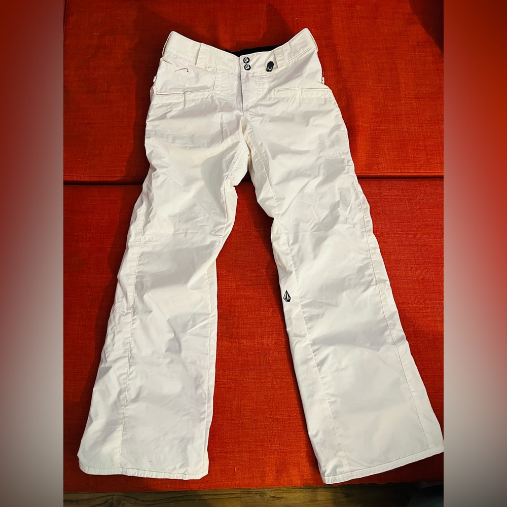 Volcom White Snow Pants Women’s XS